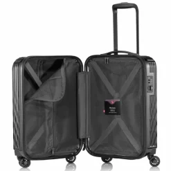 Online Pack Easy Flow 4 Rollen Kabinentrolley S 52 cm schwarz