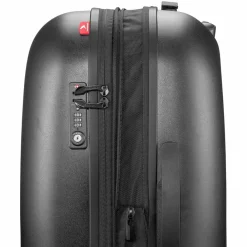 Pack Easy 4-Rollen Koffer|Hartgepäck<Gen T 4 Rollen Trolley 64 cm mit Dehnfalte schwarz