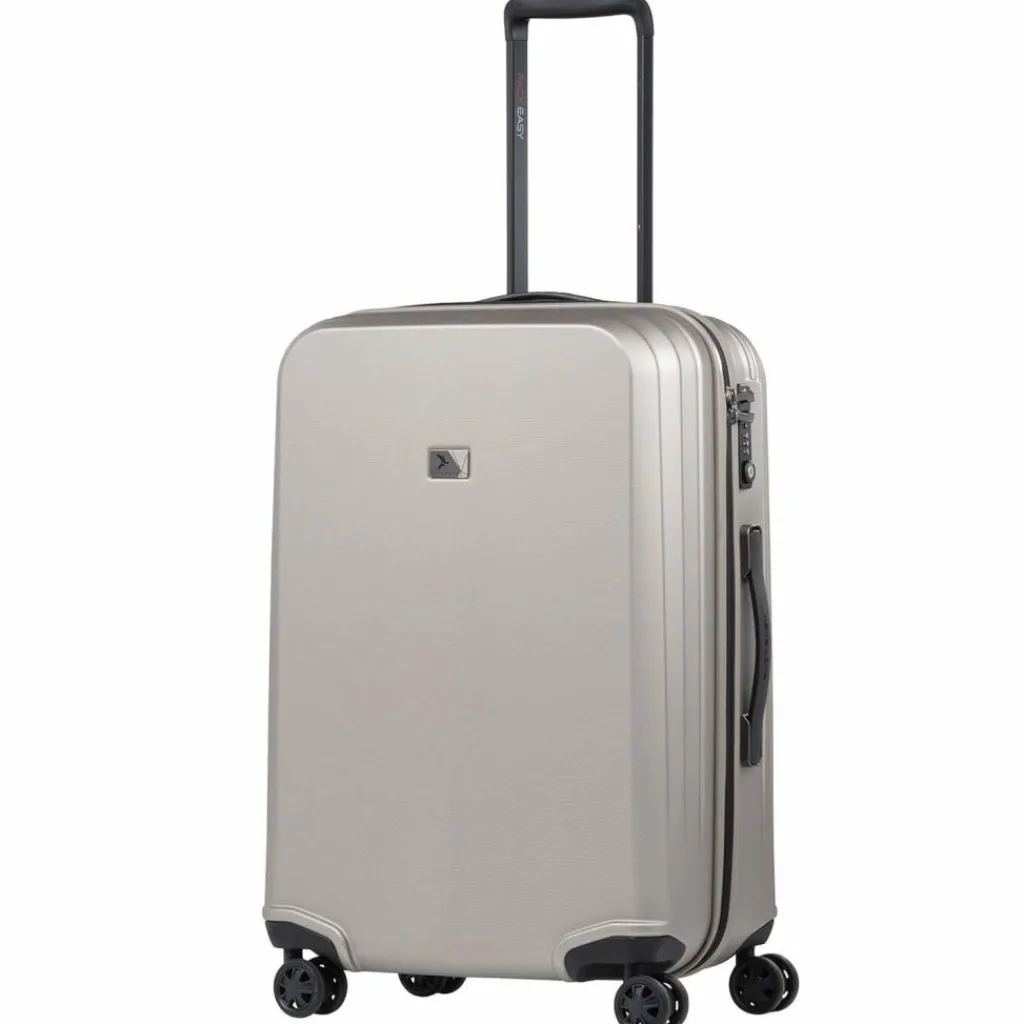Pack Easy 4-Rollen Koffer|Hartgepäck<Genius 4 Rollen Trolley M 66 cm taupe