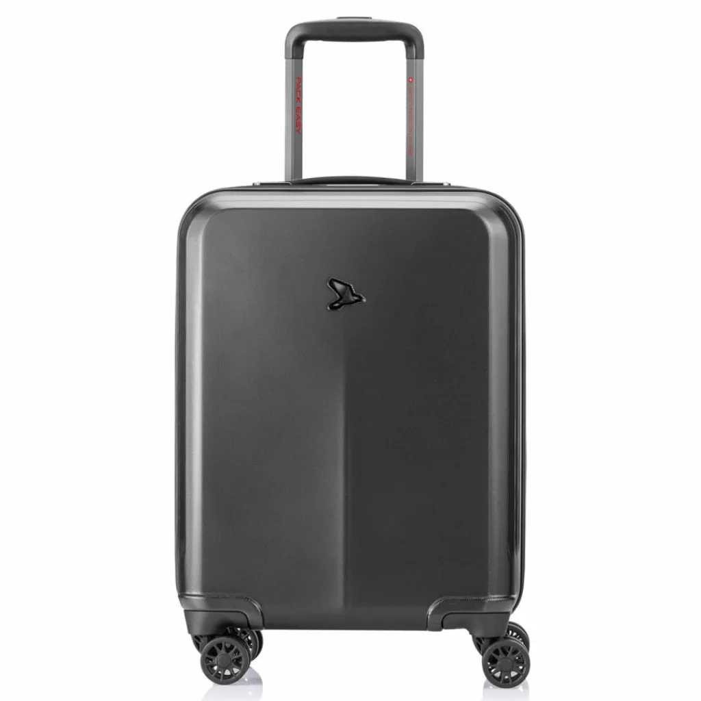 Clearance Pack Easy Genius 4 Rollen Kabinentrolley S 54 cm schwarz