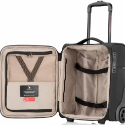 Online Pack Easy GoOn 2 Rollen Kabinentrolley 45 cm schwarz