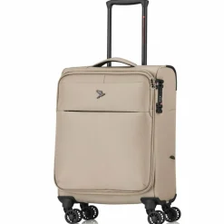 Sale Pack Easy GoOn 4 Rollen Kabinentrolley 55 cm Laptopfach beige