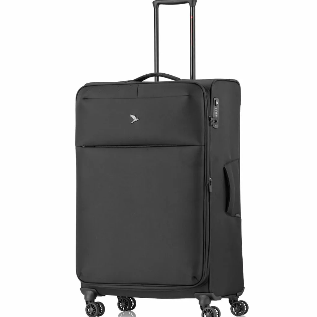 Pack Easy Weichgepäck|4-Rollen Koffer<GoOn 4 Rollen Trolley L 78 cm schwarz