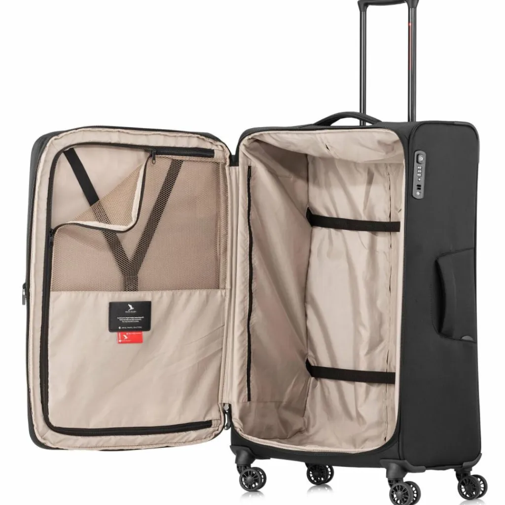 Pack Easy Weichgepäck|4-Rollen Koffer<GoOn 4 Rollen Trolley L 78 cm schwarz