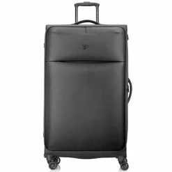 Pack Easy Weichgepäck|4-Rollen Koffer<GoUp 4 Rollen Trolley L 76 cm mit Dehnfalte schwarz