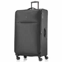 Pack Easy Weichgepäck|4-Rollen Koffer<GoUp 4 Rollen Trolley L 76 cm mit Dehnfalte schwarz
