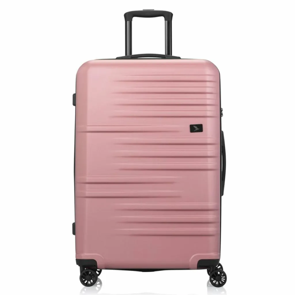 Discount Pack Easy Mena 4 Rollen Trolley 75 cm mit Dehnfalte pink