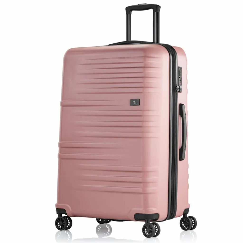 Discount Pack Easy Mena 4 Rollen Trolley 75 cm mit Dehnfalte pink