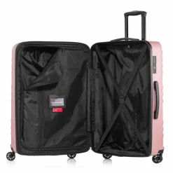 Discount Pack Easy Mena 4 Rollen Trolley 75 cm mit Dehnfalte pink