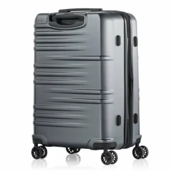 Pack Easy 4-Rollen Koffer|Hartgepäck<Mena 4 Rollen Trolley 64 cm mit Dehnfalte anthrazit