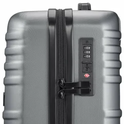 Pack Easy 4-Rollen Koffer|Hartgepäck<Mena 4 Rollen Trolley 64 cm mit Dehnfalte anthrazit