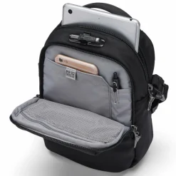 Pacsafe V Mini Bag Umhängetasche RFID Schutz 17 cm jet black