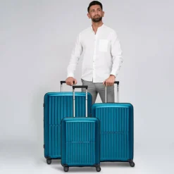 Pactastic Collection 01 4-Rollen Kofferset 3tlg. mit Dehnfalte