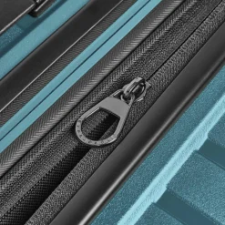 Sale Pactastic Collection 04 THE THREE SET + 4 Rollen Kofferset 3-teilig mit Dehnfalte ice blue-metallic