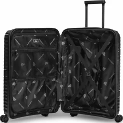 Pactastic Hartgepäck|4-Rollen Koffer<Collection 02 THE MEDIUM 4 Rollen Trolley 67 cm black metallic