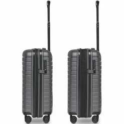 Pactastic Collection 04 THE CABIN + 4 Rollen Kabinentrolley S 55 cm mit Dehnfalte