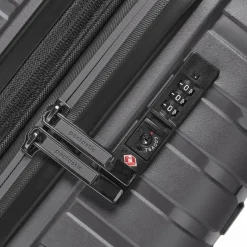 Pactastic Collection 04 THE CABIN + 4 Rollen Kabinentrolley S 55 cm mit Dehnfalte