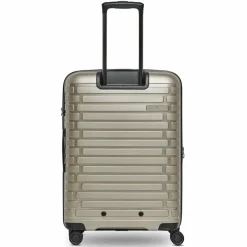 Discount Pactastic Collection 04 THE THREE SET + 4 Rollen Kofferset 3-teilig mit Dehnfalte champaign-metallic