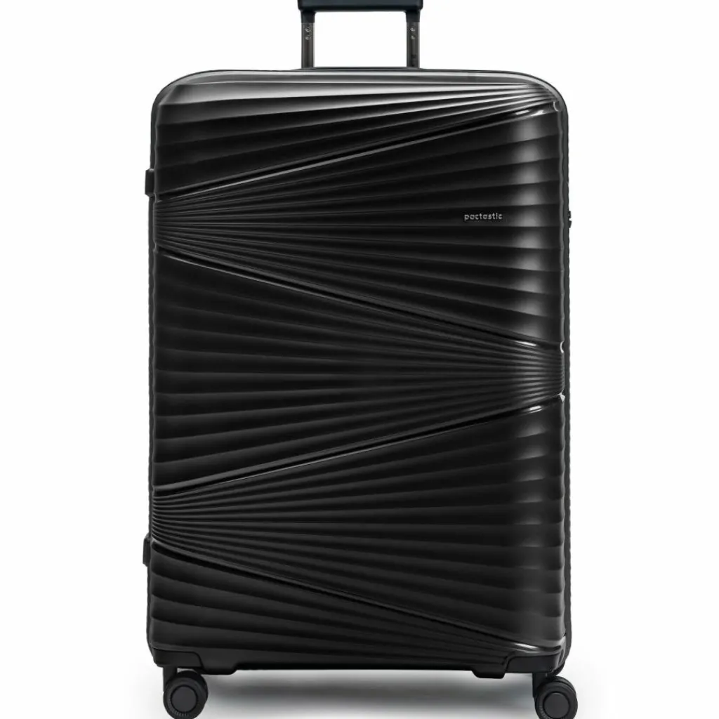 Pactastic Hartgepäck|4-Rollen Koffer<Collection 02 THE LARGE 4 Rollen Trolley 77 cm black metallic