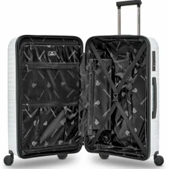 New Pactastic Collection 02 THE MEDIUM 4 Rollen Trolley 67 cm silver metallic 2