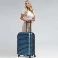 Pactastic Collection 04 THE MEDIUM + 4 Rollen Trolley M 66 cm mit Dehnfalte