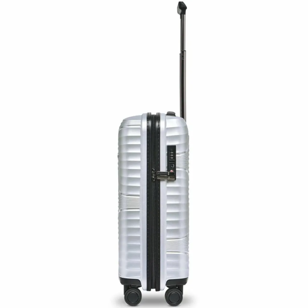 Pactastic Hartgepäck Kabinengepäck|4-Rollen Kabinentrolleys<Collection 02 THE CABIN 4 Rollen Kabinentrolley 55 cm silver metallic 2