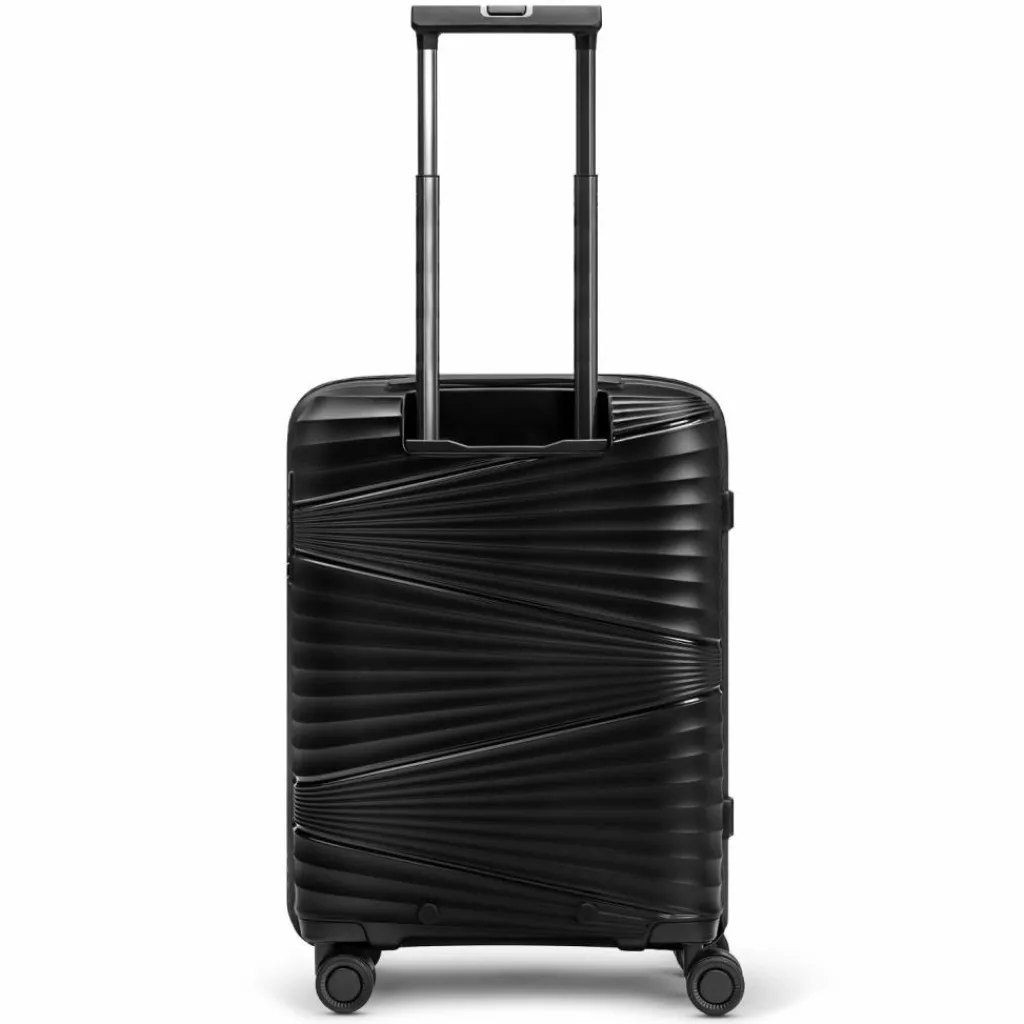 Pactastic 4-Rollen Kabinentrolleys|Hartgepäck<Collection 02 THE CABIN 4 Rollen Kabinentrolley 55 cm black metallic