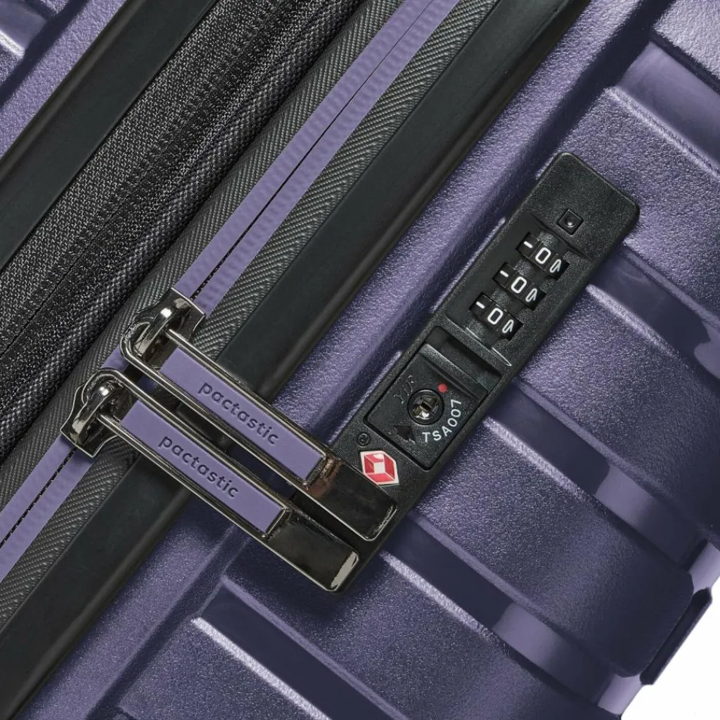 Pactastic Collection 04 THE CABIN + 4 Rollen Kabinentrolley S 55 cm mit Dehnfalte