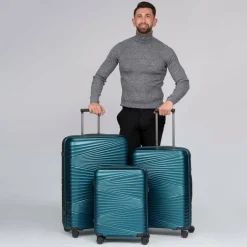 Pactastic Collection 02 THE THREE SET 4 Rollen Kofferset 3-teilig