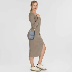 Patrizia Pepe Abendtaschen & Clutches<Clutch Geldbörse Leder 11.5 cm enigma gray