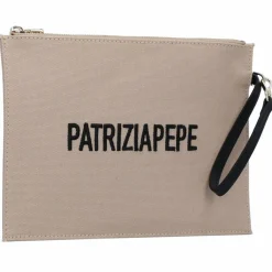 Patrizia Pepe Henkeltaschen|Abendtaschen & Clutches<Clutch Tasche 26 cm natural
