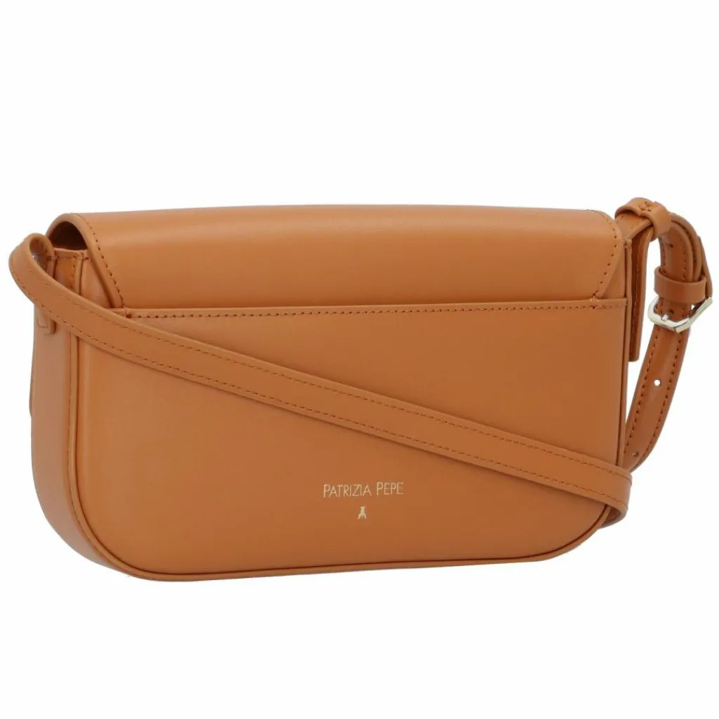 Patrizia Pepe Henkeltaschen|Schultertaschen<Essential Fly Schultertasche Leder 22 cm summer cuoio