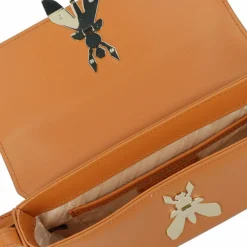 Patrizia Pepe Henkeltaschen|Schultertaschen<Essential Fly Schultertasche Leder 22 cm summer cuoio