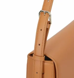 Online Patrizia Pepe Essential Fly Schultertasche Leder 31 cm summer cuoio