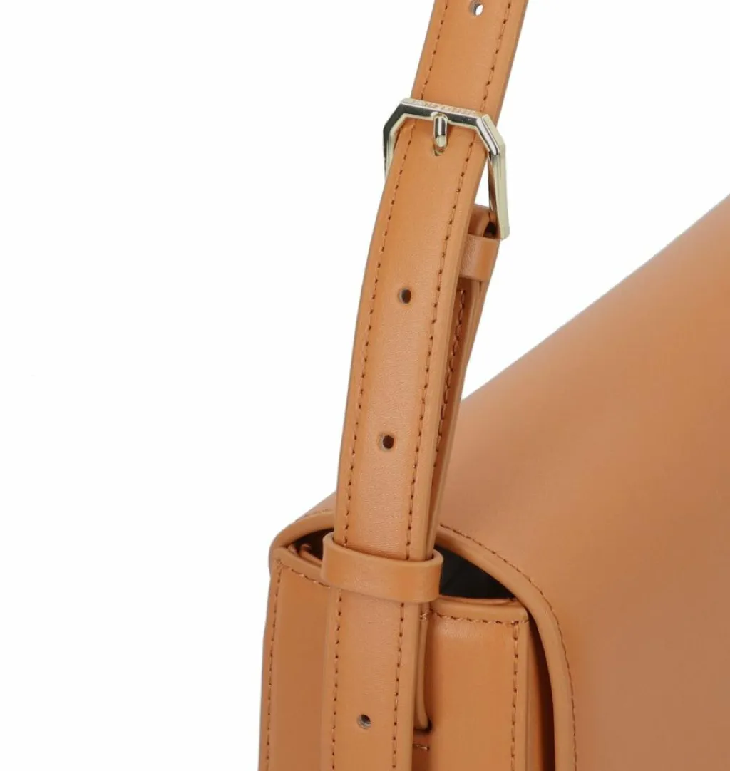 Online Patrizia Pepe Essential Fly Schultertasche Leder 31 cm summer cuoio