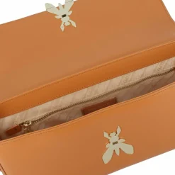 Online Patrizia Pepe Essential Fly Schultertasche Leder 31 cm summer cuoio