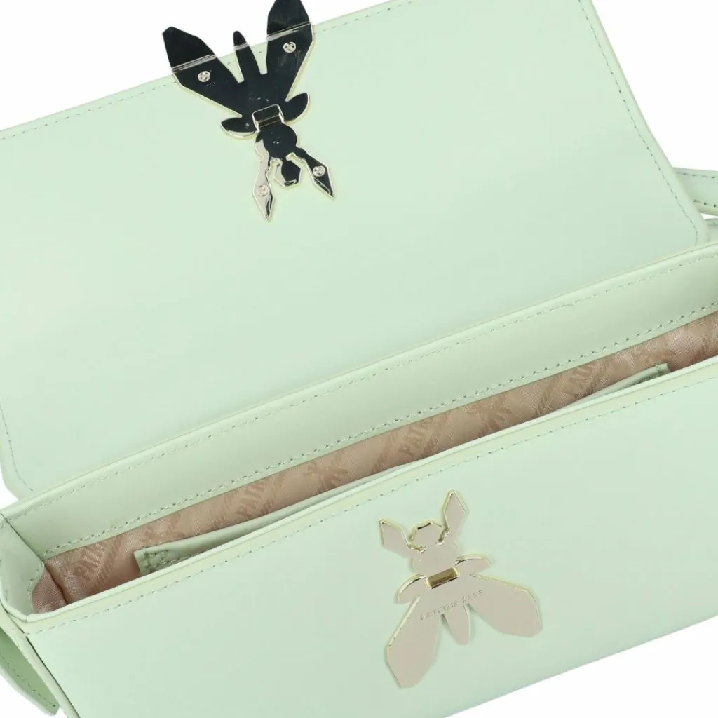 Discount Patrizia Pepe Essential Fly Schultertasche Leder 22 cm soft green