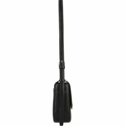 Patrizia Pepe Henkeltaschen|Schultertaschen<Essential Fly Schultertasche Leder 31 cm nero