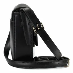 Patrizia Pepe Schultertaschen|Henkeltaschen<Essential Fly Schultertasche Leder 22 cm winter black