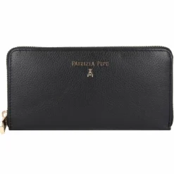 Discount Patrizia Pepe Essentials Geldbörse Leder 19 cm nero