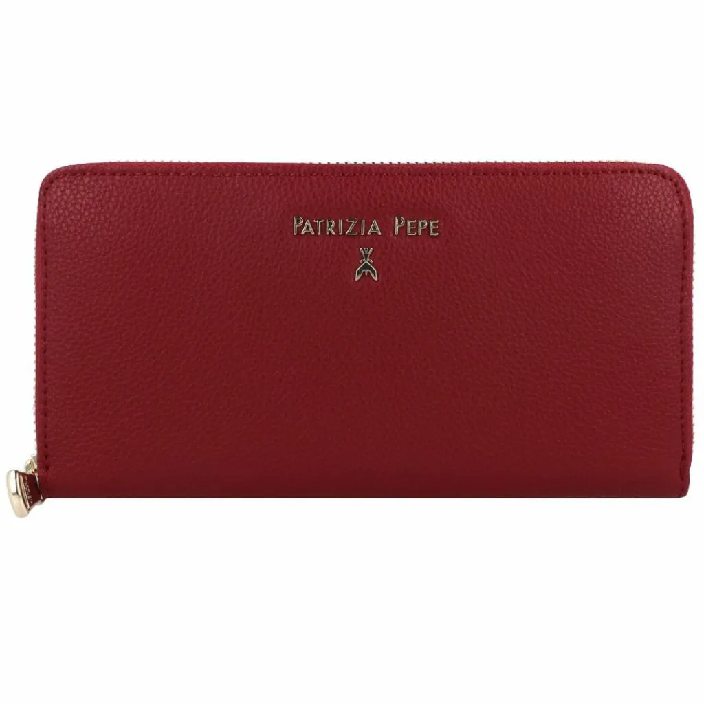 Online Patrizia Pepe Essentials Geldbörse Leder 19 cm clash red