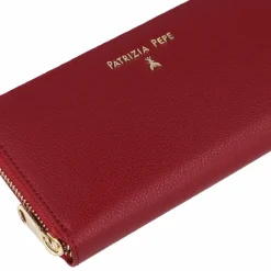 Online Patrizia Pepe Essentials Geldbörse Leder 19 cm clash red
