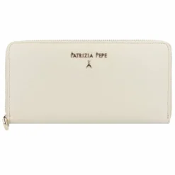 Patrizia Pepe Damengeldbörsen Querformat<Essentials Geldbörse Leder 19 cm off white