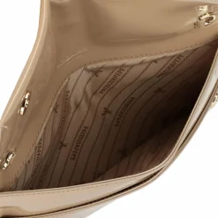 Patrizia Pepe Fly Clutch Tasche Leder 27 cm