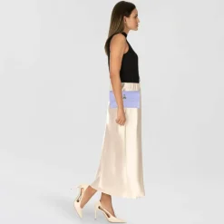 Clearance Patrizia Pepe Fly Clutch Tasche Leder 27.5 cm glam lilac