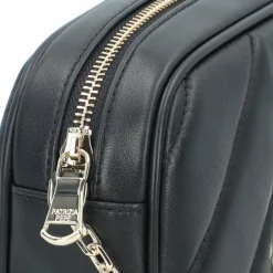 Patrizia Pepe Fly Padded Umhängetasche Leder 19.5 cm