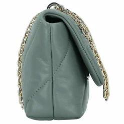 Patrizia Pepe Fly Padded Umhängetasche Leder 25 cm new urban green