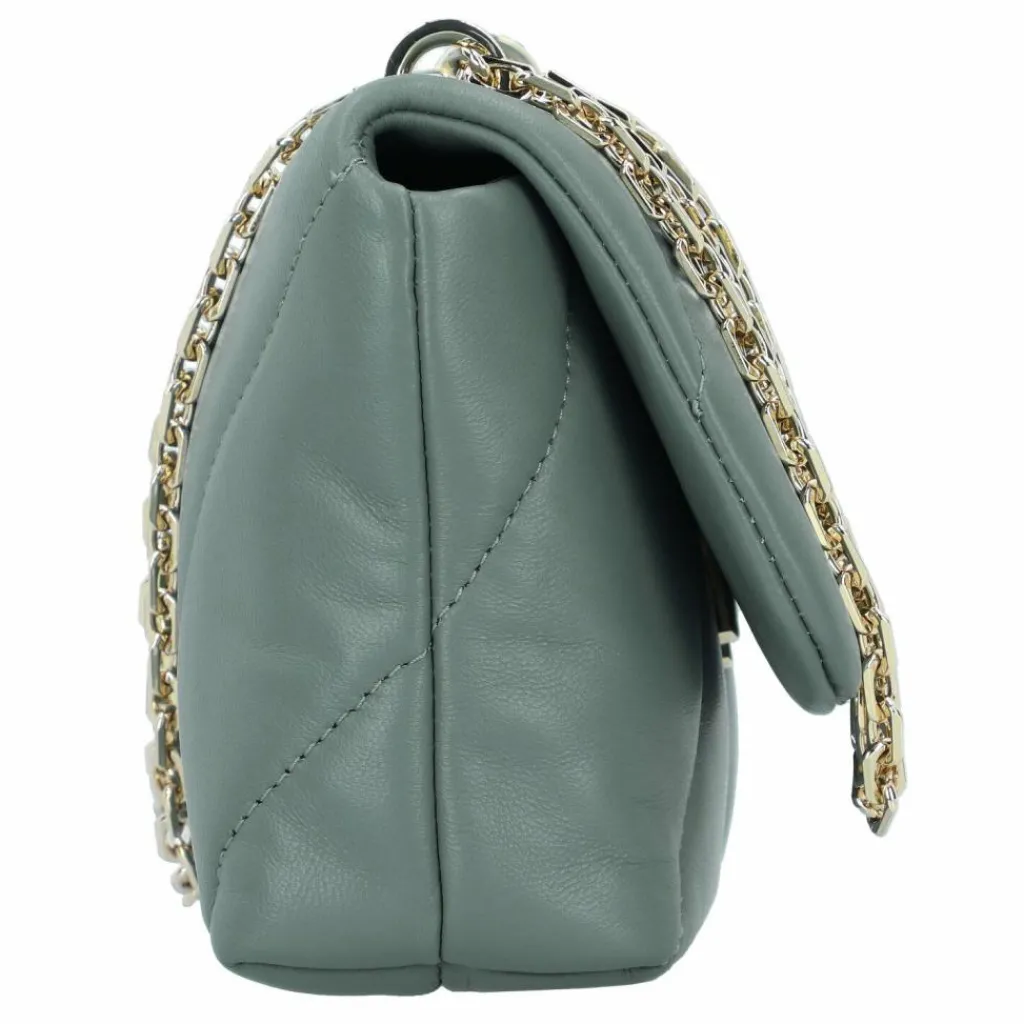 Patrizia Pepe Fly Padded Umhängetasche Leder 25 cm new urban green