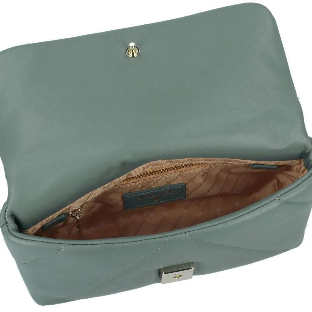 Patrizia Pepe Fly Padded Umhängetasche Leder 25 cm new urban green