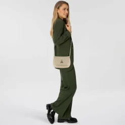 Patrizia Pepe Fly Puffy Umhängetasche Leder 21 cm